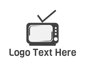 Device - Check Television Media logo design