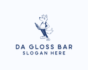 Wolf Dog Bar Pub logo design