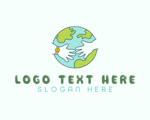 Watch - Eco Planet Earth logo design