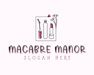 Mascara Lipstick Makeup Logo