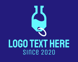 Toxic - Laboratory Price Tag logo design