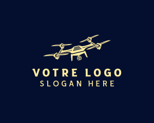 Quadcopter Aerial Drone Logo