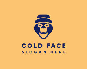 Angry Gorilla Face logo design