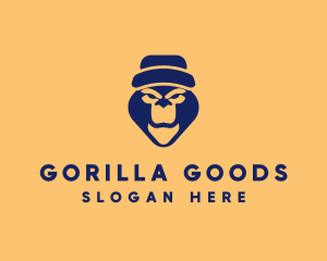 Angry Gorilla Face logo design