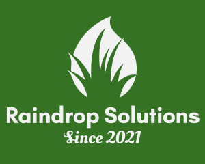 Drop - Grass Dew Drop logo design