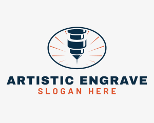 Engrave - Metal Engrave Machine logo design