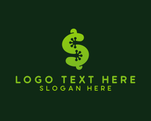 Currency - Frog Dollar Sign logo design