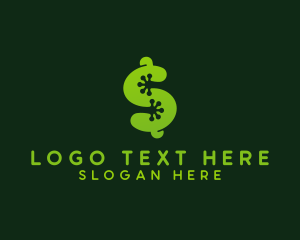 Cash - Frog Dollar Sign logo design