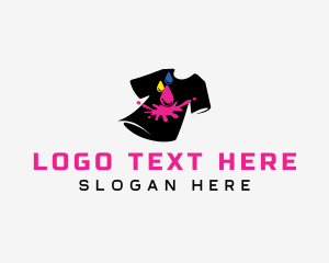 Silk Screen - Paint Shirt Printing logo design