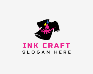 Paint Shirt Printing logo design