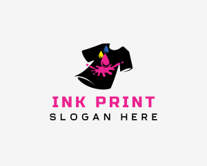 Paint Shirt Printing logo design