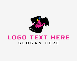 Ink - Paint Shirt Printing logo design