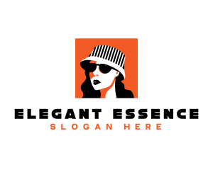 Woman Hat Boutique logo design