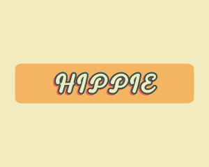 Tropical Hipster Cursive logo design
