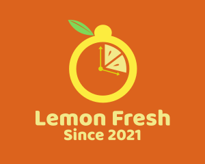 Lemon - Lemon Clock Timer logo design