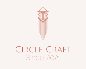 Wall Hanging Thread Macrame logo design