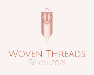 Woven - Wall Hanging Thread Macrame logo design