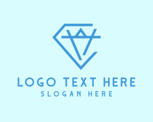 Minimalist - Elegant Diamond Boutique logo design