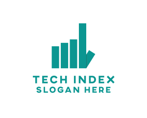 Index - Finance Chart Hand logo design