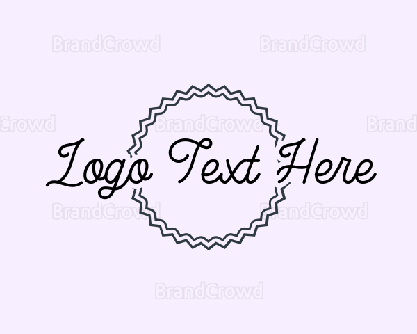 Cursive Business Wordmark Logo