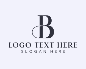 Boutique Hotel Business Letter B Logo