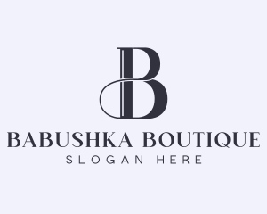 Boutique Hotel Business Letter B logo design