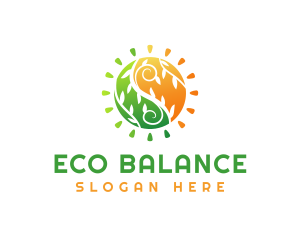 Natural Balance Eco logo design