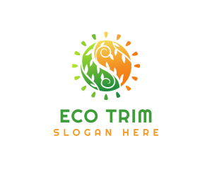 Natural Balance Eco logo design