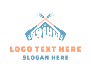 Drainage - Home Washer Cleaning logo design