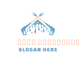 Drainage - Home Washer Cleaning logo design