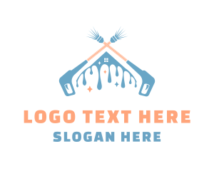 Liquid - Home Washer Cleaning logo design