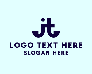 Letter JT Enterprise logo design