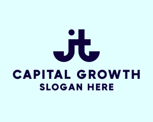 Investors - Letter JT Enterprise logo design