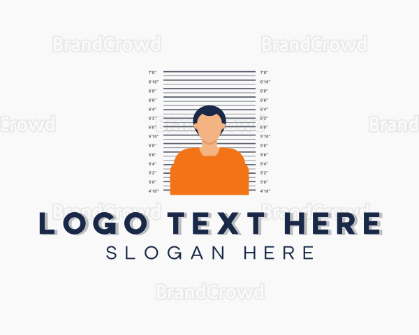 Prison Jail Male Inmate Logo