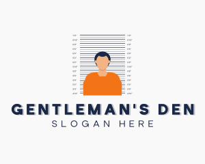 Male - Prison Jail Male Inmate logo design