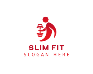 Strong Fitness Trainer logo design