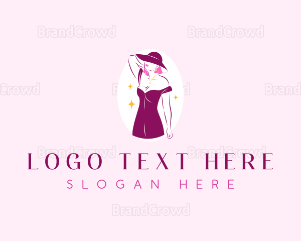 Sexy Fashionista Dress Logo