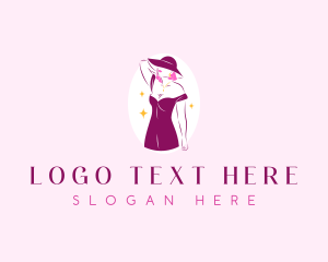 Hat - Sexy Fashionista Dress logo design