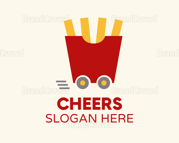 Fries Snack Cart Logo