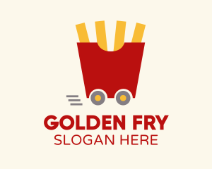 Fries Snack Cart logo design