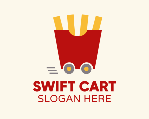 Fries Snack Cart logo design