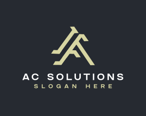 Business Firm Letter A logo design