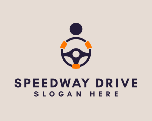 Driver - Driver Steering Wheel logo design