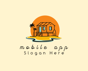 Trip - Sunset Beach Cottage logo design