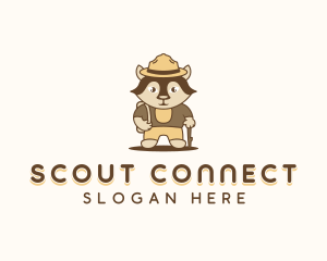 Outdoor Scout Camper logo design