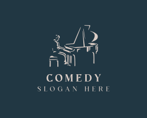 Pianist Concert Performer Logo