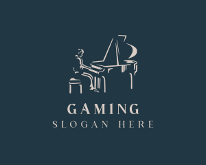 Pianist Concert Performer Logo