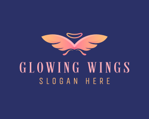 Angel Wings Wellness logo design