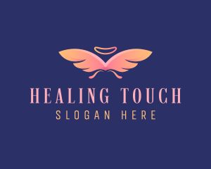 Angel Wings Wellness logo design