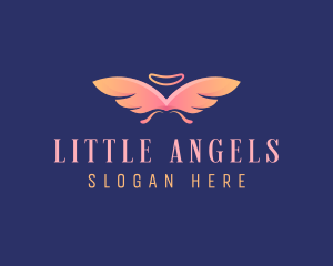 Angel Wings Wellness logo design